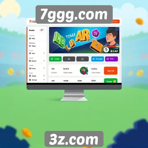 Plataforma de jogos 7ggg.com tem interface otimizada